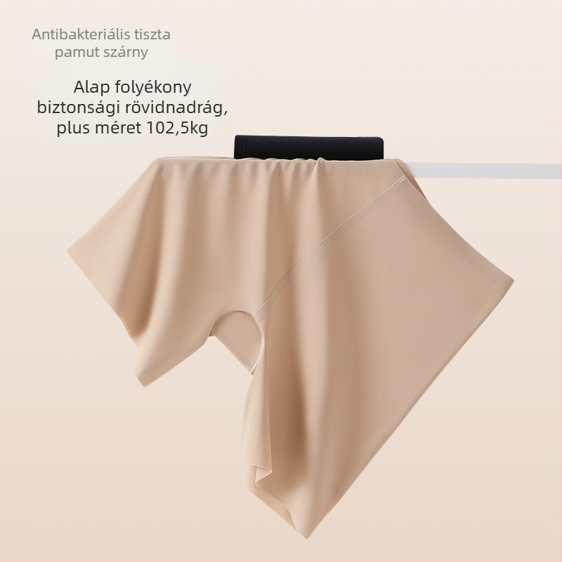 Női Ice Silk biztonsági alsó, kötött, középső derék, 80–90% nylon, 100% pamut bélés, egyszínű modell, expozíció elleni védelem
