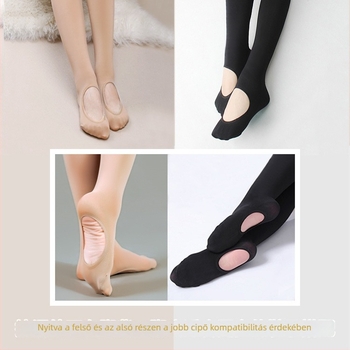 Nylon harisnya talpnyílással a lábfürdőhöz, vékony tavasz-nyár, szexi stílus