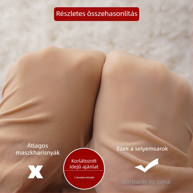 Női nylon harisnya fenékemelő funkcióval, egyszínű mintázattal, vékony, nylon tartalom 50–70%