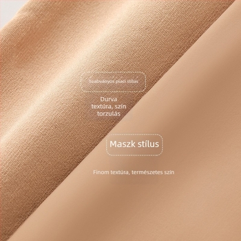 Fekete bőrhatású, részben átlátszó harisnyanadrág fleece béléssel, őszi-téli szezonra