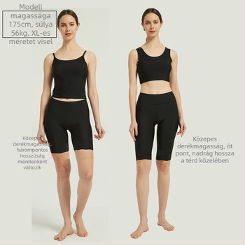 Ice Silk női leggings expozíció elleni védelemmel, plusz méret, 3/4 hossz, vékony nyári