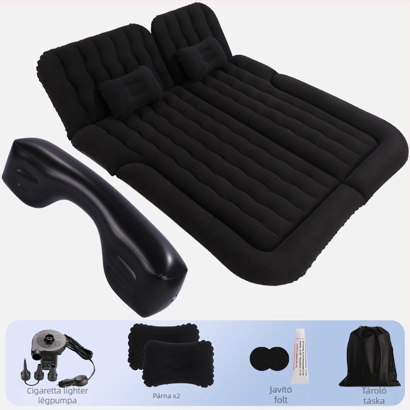 Univerzális SUV csomagtartó belső felfújható ágy, PVC flockinggal, manuális felfújás, súly 3,3 kg, max terhelés 300 kg