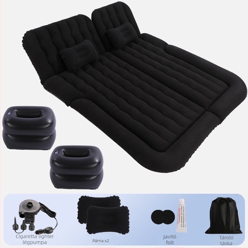 Univerzális SUV csomagtartó belső felfújható ágy, PVC flockinggal, manuális felfújás, súly 3,3 kg, max terhelés 300 kg