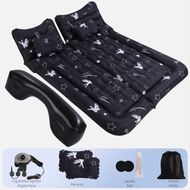 Univerzális SUV csomagtartó belső felfújható ágy, PVC flockinggal, manuális felfújás, súly 3,3 kg, max terhelés 300 kg