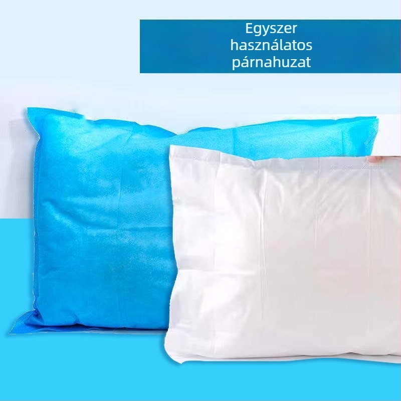 Egyszer használatos párnahuzat, boríték-stílusú, légáteresztő, szennyeződésálló, nem szőtt anyag
