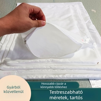 Párnahuzat cipzárral, poliészter, egyszerű szövés, reaktív nyomtatás és festés, modern minimalizmus