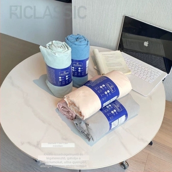 Kétoldalas matracvédő lepedő: egyik oldalon Ice Silk, másikon Deer Velvet; géppel mosható