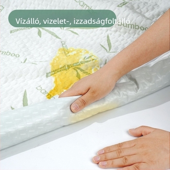 Kötött bambuszrost matracvédő, vízálló