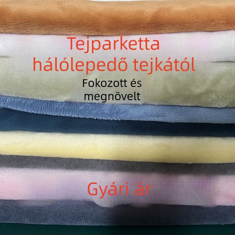 Tej velúr ágyneműhuzat - bolyhosított, mintázat: egyszínű, reaktív festés, súly alatt 300 g