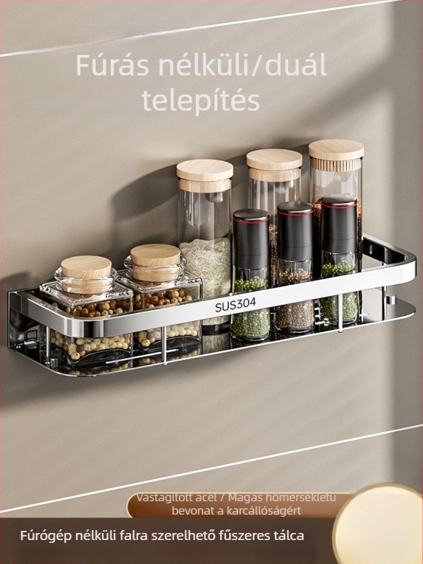 Rozsdamentes acél tárolópolc, modell 0585, EU CE tanúsítvány, kínai stílus.