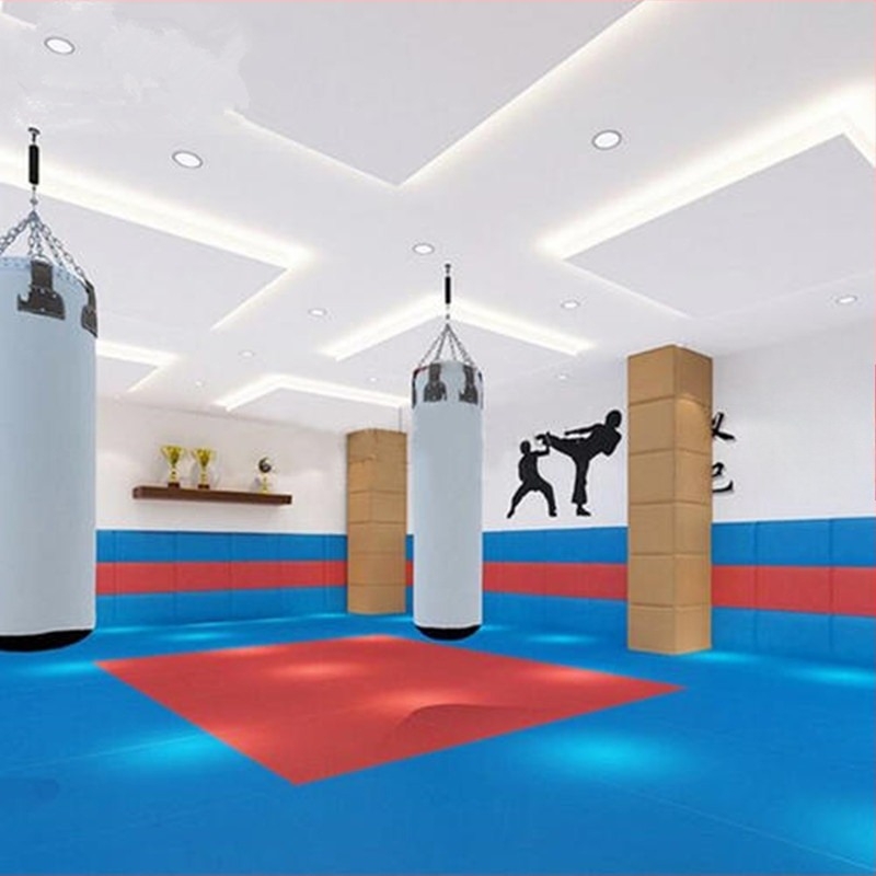 Puha párnázott háttérfal Taekwondo / harcművészetekéhez – ütközésgátló faloszlopok, bőr + hab + alsó lemez, testreszabható felület, modern minimális stílus, Yangbang