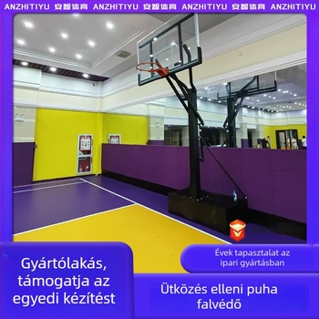 Falra szerelhető ütésvédő puha panelek — testreszabható műbőr falvédő, modern minimalista stílus, egyszínű, Xin Anzhi márka
