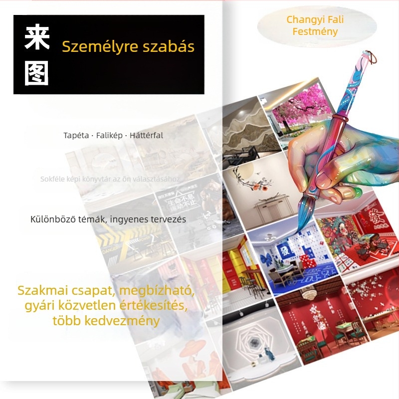 Fali tapéta, vintage stílus, selyem anyag, nedvességálló, termékkód 021