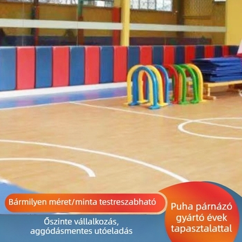 Önmagával ragadó falvédő párna – ütésvédelmi falvédő edzőtermekbe, kosárlabda csarnokokba, óvodákba és Taekwondo termekbe, egyszínű minta