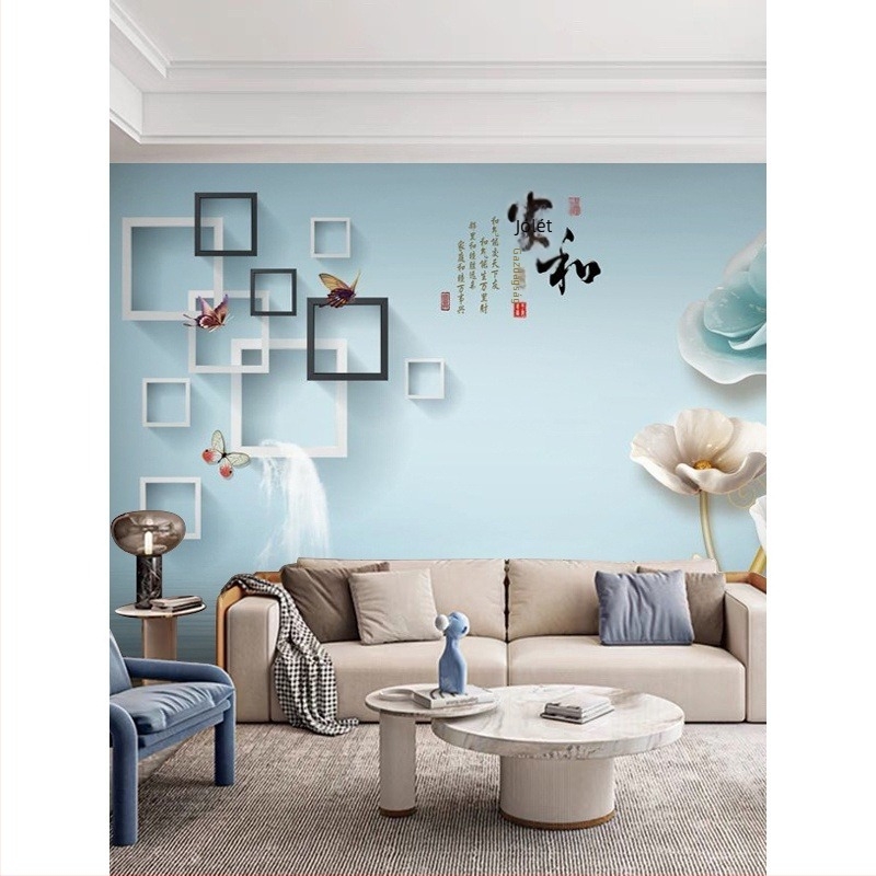 Öntapadós 3D seamless falikép-tapéta a nappaliba – modern minimalist stílus, selymes anyag, foltálló