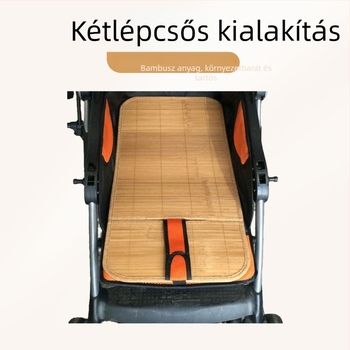 Babakocsi hűtő ülés párna – bambuszanyagból, 1–2 éveseknek, egyedi feldolgozás