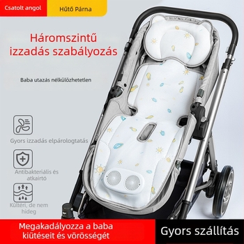 Ambien Baba szellőző ülésmatrac babakocsira – 0-4 év, poliészter/polipropilén/ABS