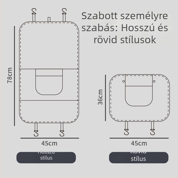 Univerzális autó hátsó ülésvédő — szennyeződés elleni, karcolások elleni, kopás elleni, logóval testreszabható