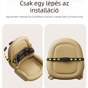 Hátsó háttámasz babakocsi – deréktámasz, helyes tartás korrigáló, nyáron lélegző hálós üléspárna