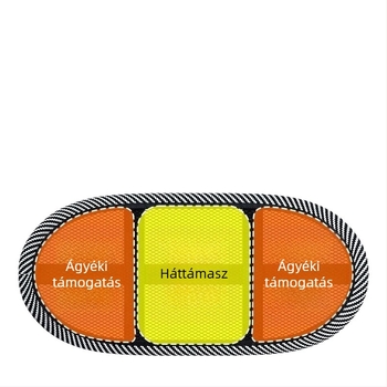 Hátsó háttámasz babakocsi – deréktámasz, helyes tartás korrigáló, nyáron lélegző hálós üléspárna