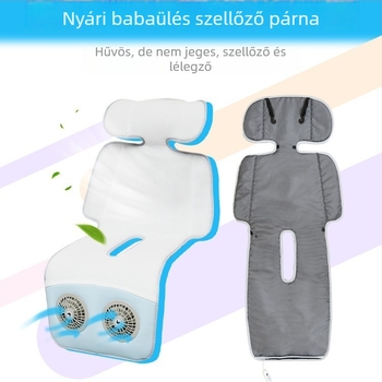 Szellőző babakocsi ülés párna – légáteresztő pamut matrac, testreszabható, 0–1 éveseknek