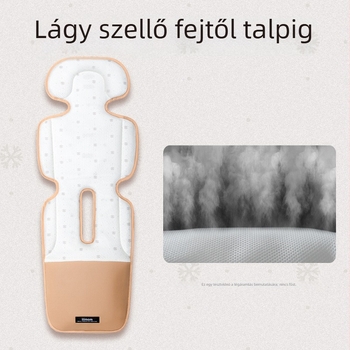 Személyre szabható ventilált babakocsi alátétek és autóülés párnák