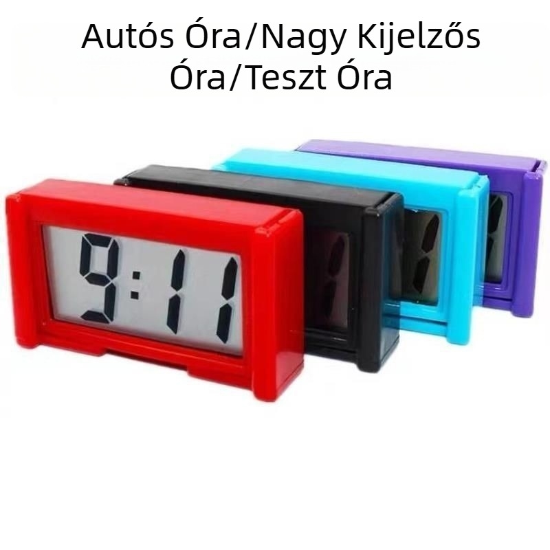 Világidő funkciós óra, LCD számkijelző, elemmel működik, műanyag ház, elektronikus mechanizmus