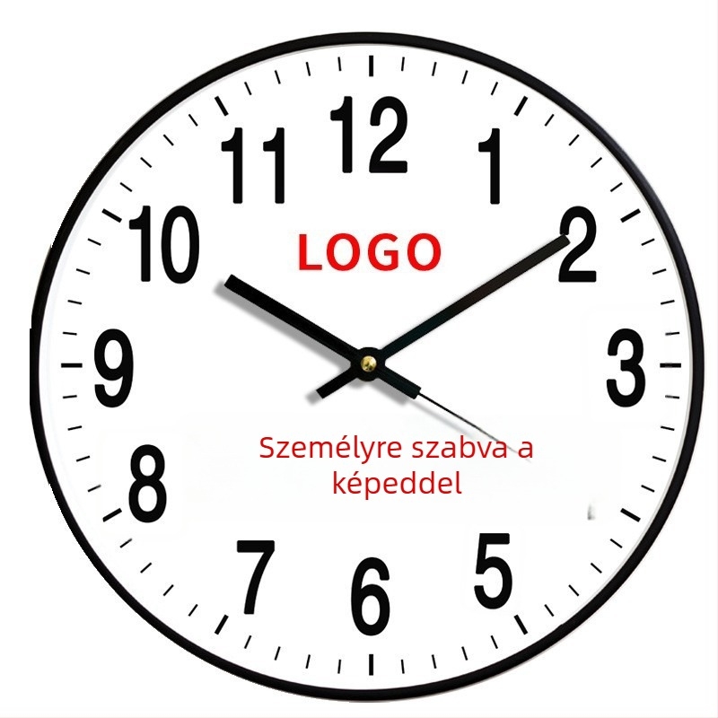 Fali óra, modell 3303, kvarc működésű SANGTAI 5168, műanyag ház, kerek számlap