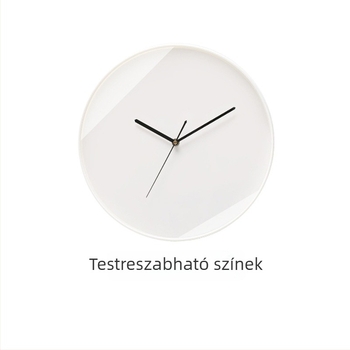 Személyre szabható műanyag falióra DIY tervezéshez, ODM/OEM