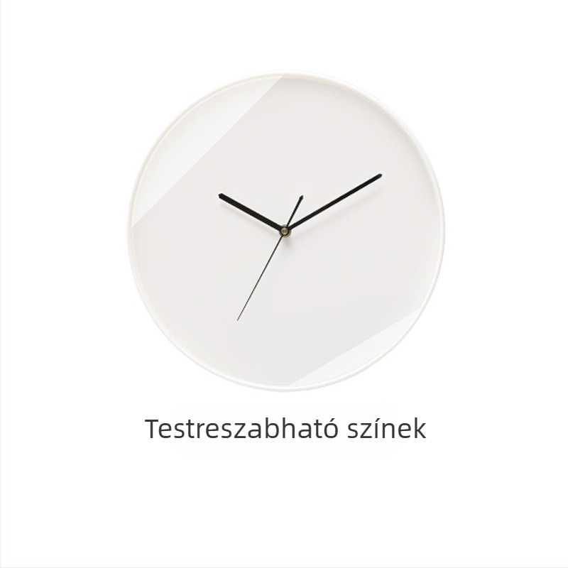 Személyre szabható műanyag falióra DIY tervezéshez, ODM/OEM