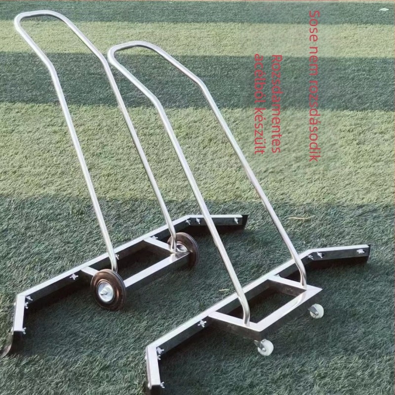 Rozsdamentes acél padlószkráper sportpályákhoz, logónyomtatás, testre szabható, modern dizájn