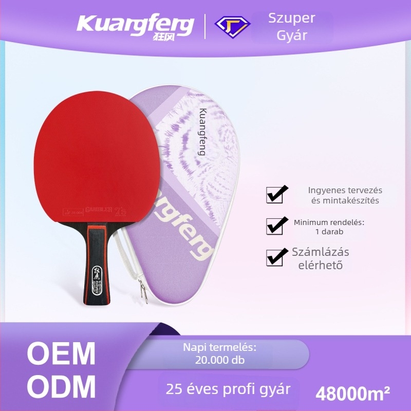 Asztaliteniszütő Gale – nyárfa alap, Anti-Glue gumi, oldalsó ütés