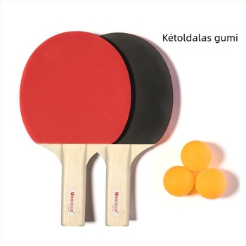 Asztaliteniszütő Shakehand hosszú nyéllel - Poplar penge, reverse glue gumi, Zhejiang eredet
