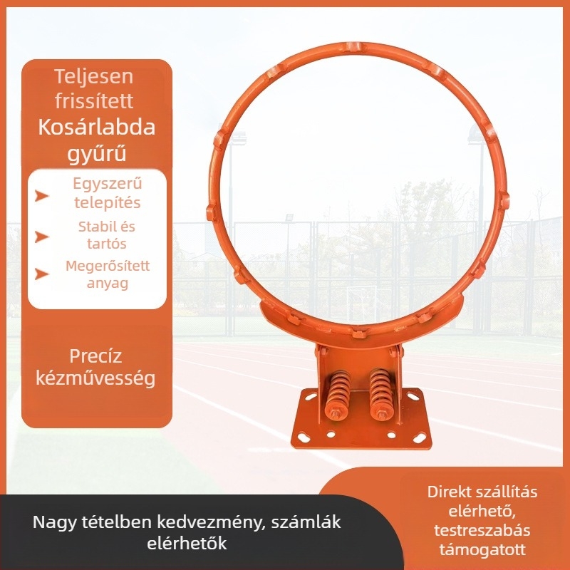 Belső és külső használatra – gyerekeknek szánt kosárpalánk, öntöttvas, csendes edzés, otthoni kosárlabda panel