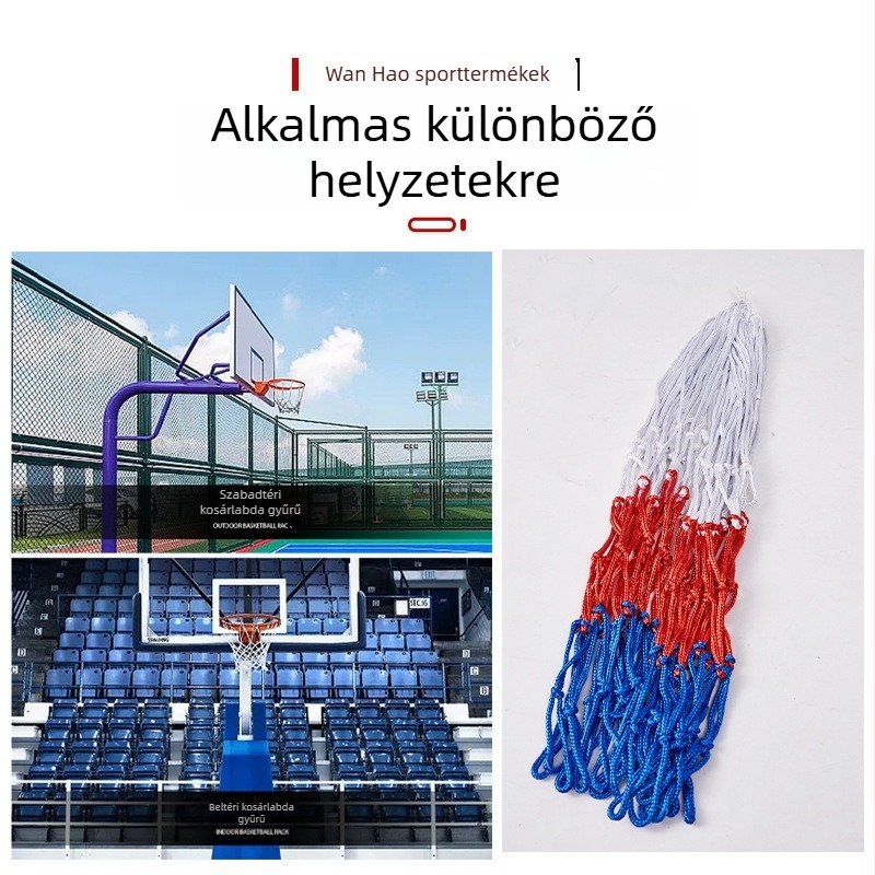 Shuohao Versenyszabványos kosárháló edzésekhez és mérkőzésekhez, megerősített