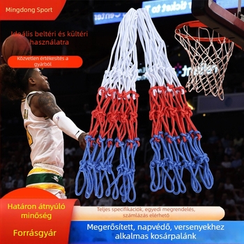 Kosárlabda gyűrűháló — vastag, tartós, poliészterből, kültéri használatra, 100 g