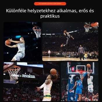 Kosárlabda gyűrűháló — vastag, tartós, poliészterből, kültéri használatra, 100 g