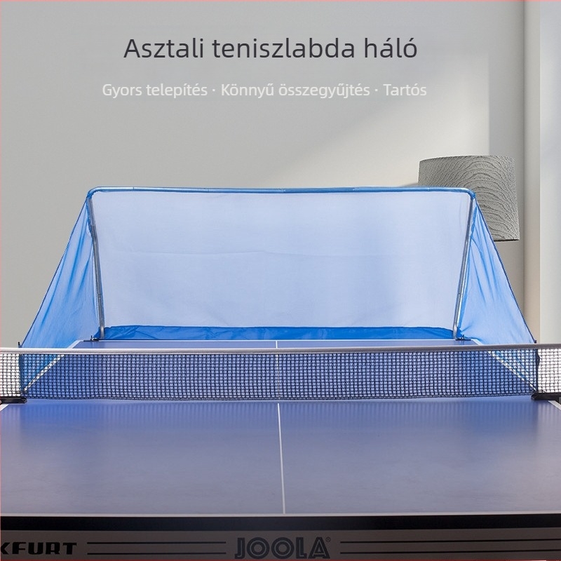 Asztalitenisz labdagyűjtő háló automata szerváló géphez – nylon, 3 kg, asztalitenisz állványhoz