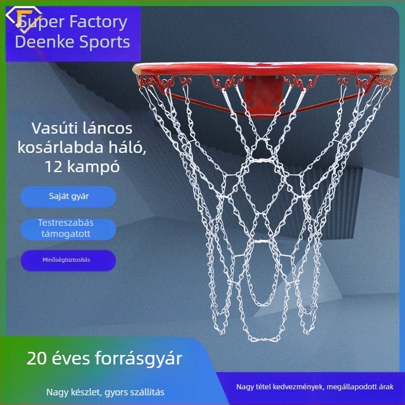 Acél kosárlabda palánk és gyűrű, M.Dunk, 680 g