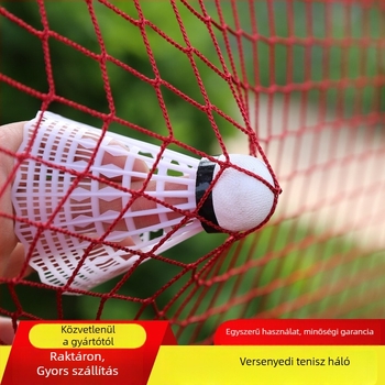 Badminton háló – hordozható, összecsukható, beltéri és kültéri használatra, versenyminőség; anyag: nylon/poliészter; Márka Xinhao