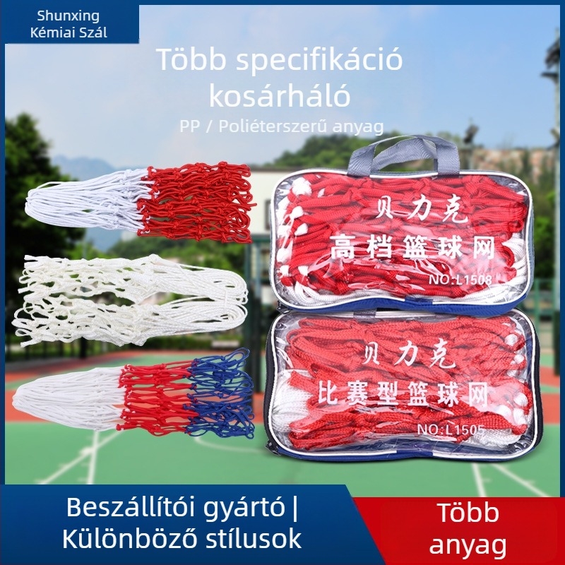 Kosárlabda háló professzionális mérkőzésekhez – nylon, Ausheng márka, testreszabható feldolgozás, kategória: labdátartó/állvány