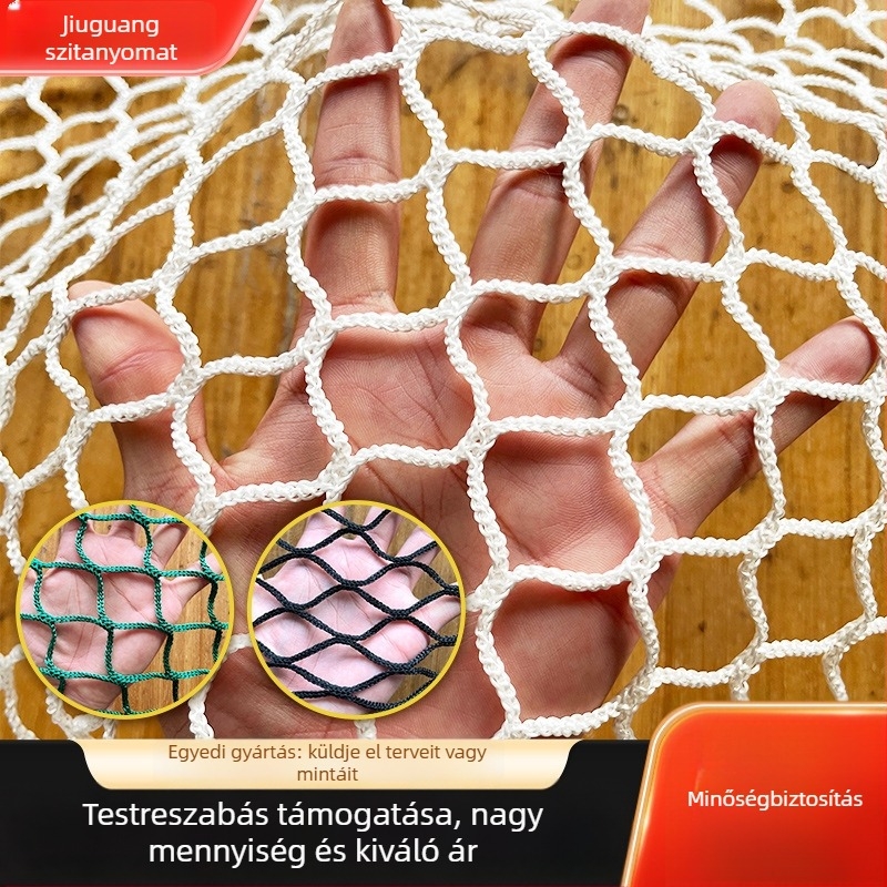 Kötélbiztonsági háló sportlétesítményekhez - Poliészter/PE/PP, 50 tartósság, zónaelválasztó háló, labdás háló