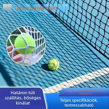 Sportpálya kerítés hálózata: puha futballháló, golfháló, tollaslabda pályát elválasztó háló és csomómentes kosárlabda háló