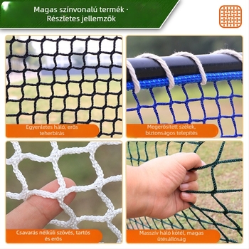 Multi sport akadályháló golfhoz, asztaliteniszhez, kosárlabdához és futballhoz