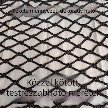 Nylon háló tájvédelmi zónákhoz, kültéri mászáshoz és védőkerítésekhez, testreszabható drótátmérő