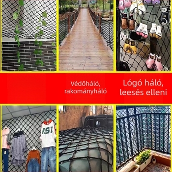 Nylon háló tájvédelmi zónákhoz, kültéri mászáshoz és védőkerítésekhez, testreszabható drótátmérő