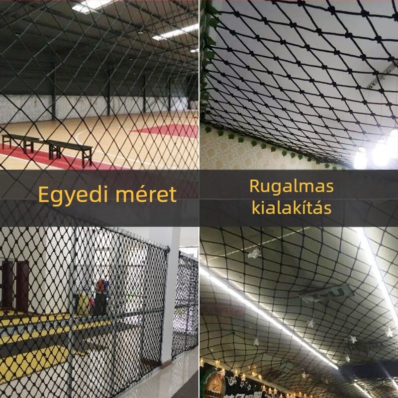 Nylon háló tájvédelmi zónákhoz, kültéri mászáshoz és védőkerítésekhez, testreszabható drótátmérő