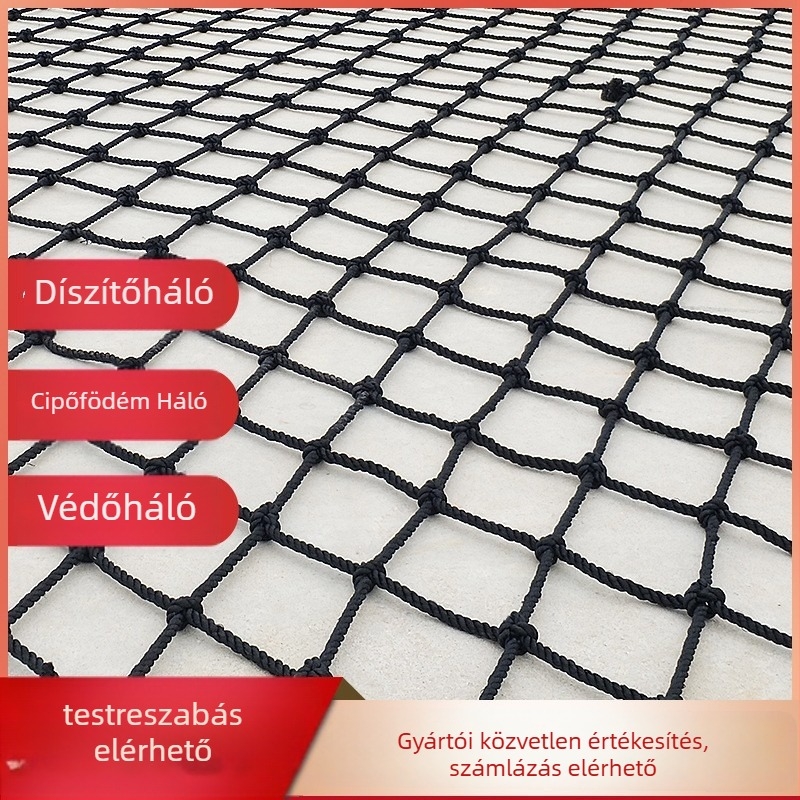 Nylon háló tájvédelmi zónákhoz, kültéri mászáshoz és védőkerítésekhez, testreszabható drótátmérő