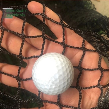 Golf edzőháló, zöld és fekete, háló labdához kosár- és futballpályákhoz