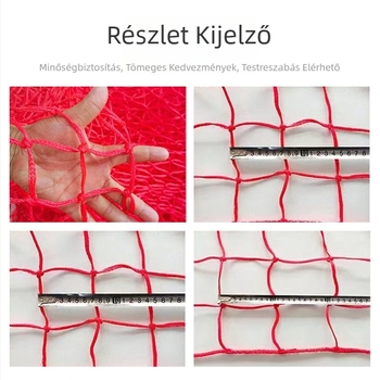 Sípálya kerítés háló magas sűrűségű polietilénből